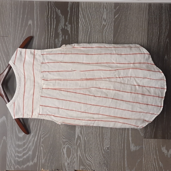 C&C california 100% linen button up tank top - Picture 4 of 5